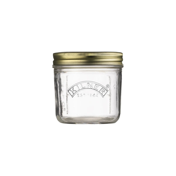 KILNER Glass Wide Mouth Small Preserve Jar 0.20 Litre