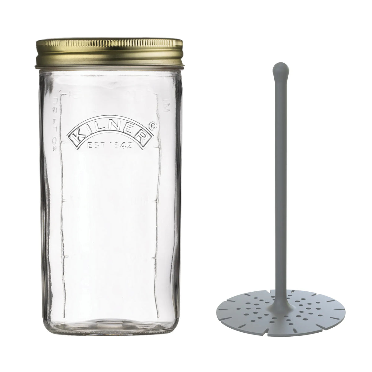 KILNER Pickle Jar With Lifter 1 Litre