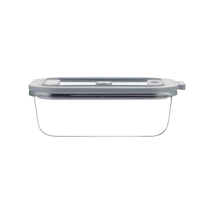 KILNER Fresh Storage Rectangle Vacuum Glass Bowl 0.63 Litre
