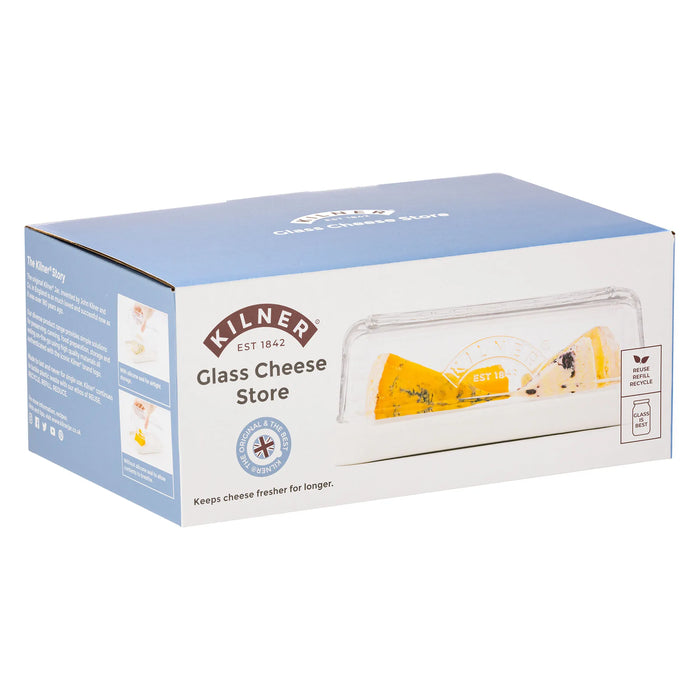 KILNER Cheese Store Glass Storage Dish