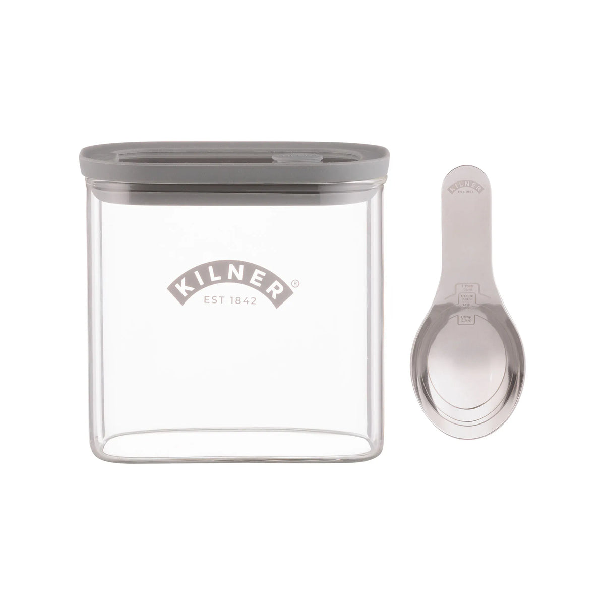 KILNER Fresh Storage Spice Jar with Measure Spoon 700ml
