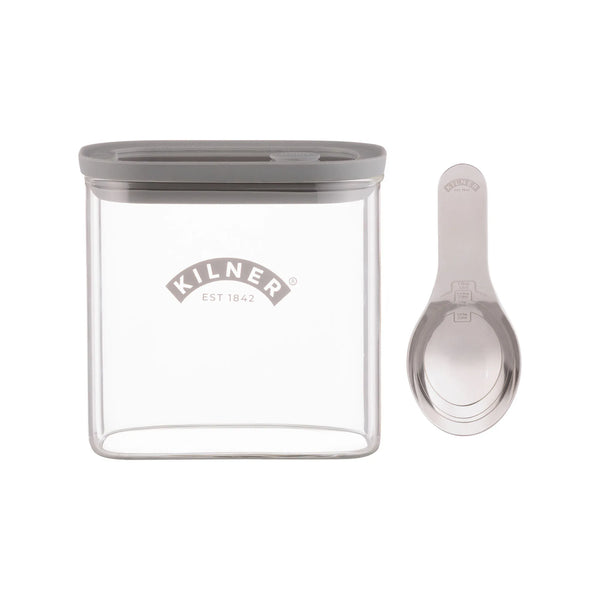 KILNER Fresh Storage Spice Jar with Measure Spoon 700ml