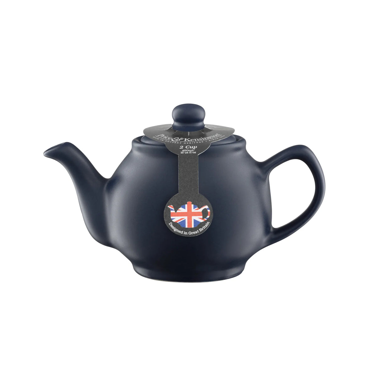 PRICE & KENSINGTON Matt Navy Blue 2cup Teapot 450ml