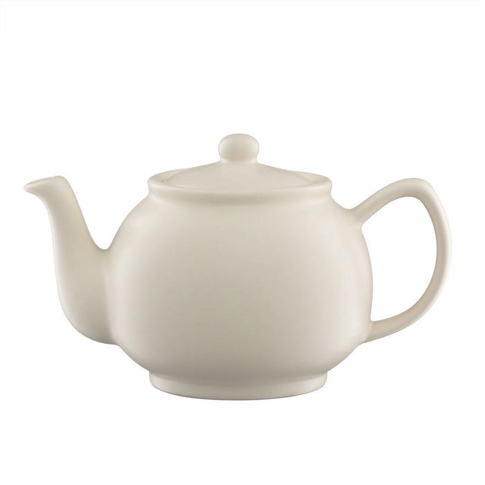 PRICE & KENSINGTON Matt Cream 6cup Teapot 1100ml