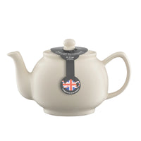 PRICE & KENSINGTON Matt Cream 6cup Teapot 1100ml