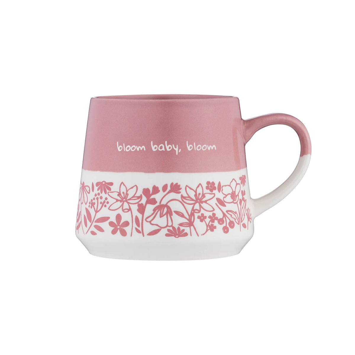 PRICE & KENSINGTON Bloom Baby Bloom Slogan Mug 450ml - Pink
