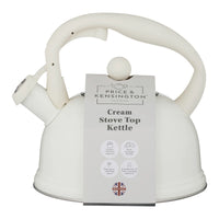 PRICE & KENSINGTON Stove Top Kettle 1.8L - Cream