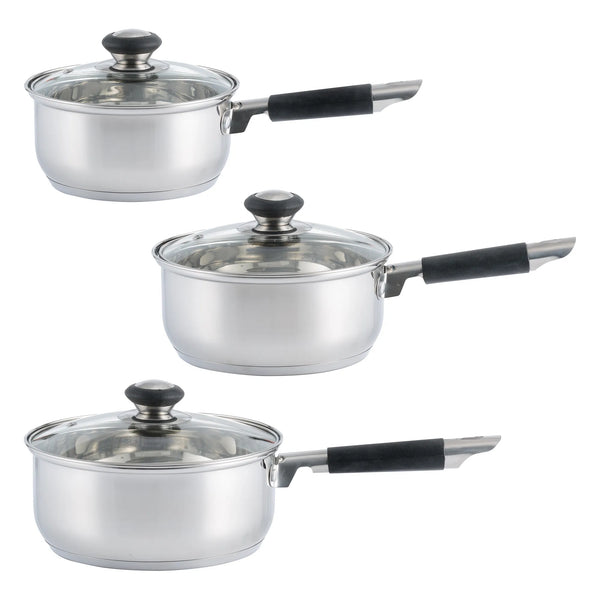 VINERS Everyday 3 Pce Saucepan Set