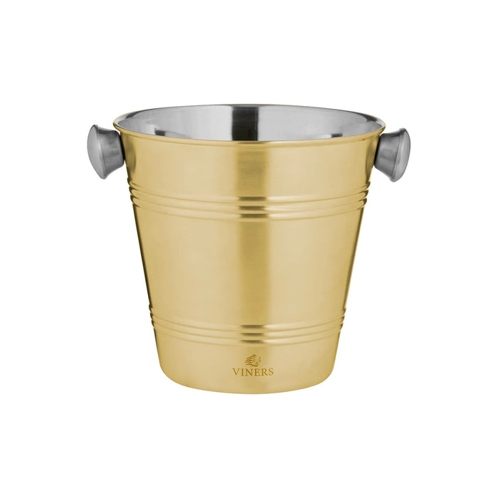 VINERS Barware Gold Single Wall Ice Bucket 1L