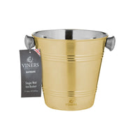 VINERS Barware Gold Single Wall Ice Bucket 1L