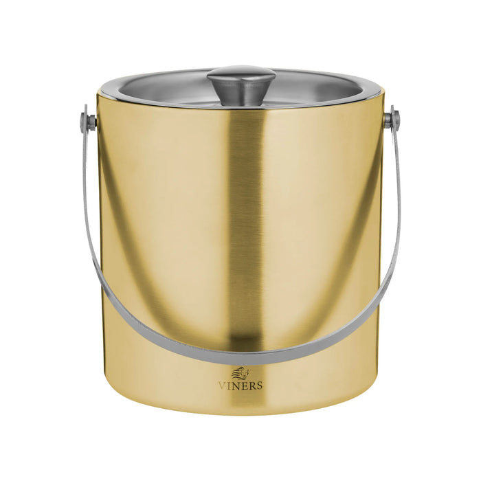 VINERS Barware Gold Double Wall Ice Bucket 1.5L