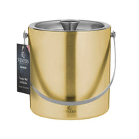 VINERS Barware Gold Double Wall Ice Bucket 1.5L