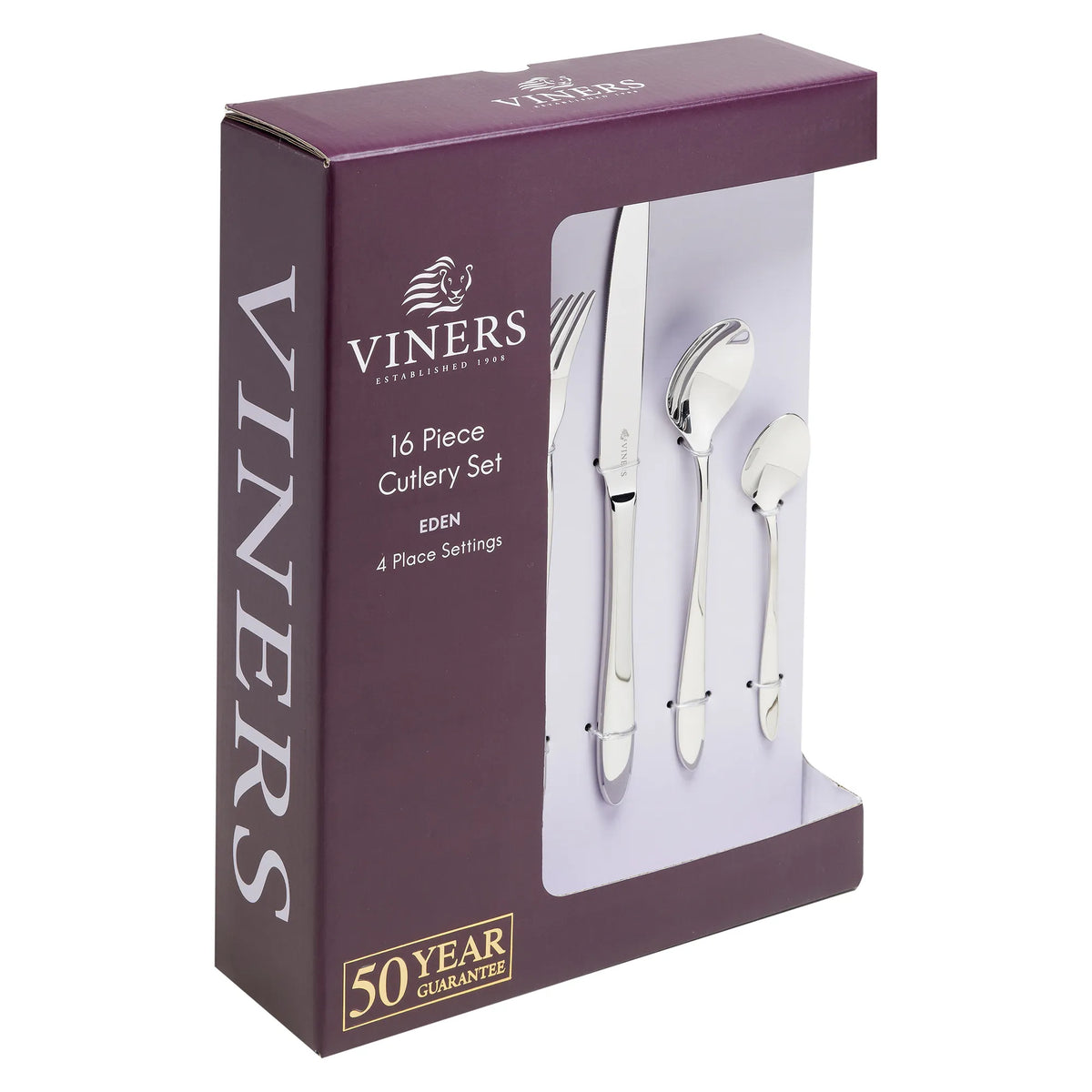 VINERS Eden 18/10 16 Pce Cutlery Set Giftbox
