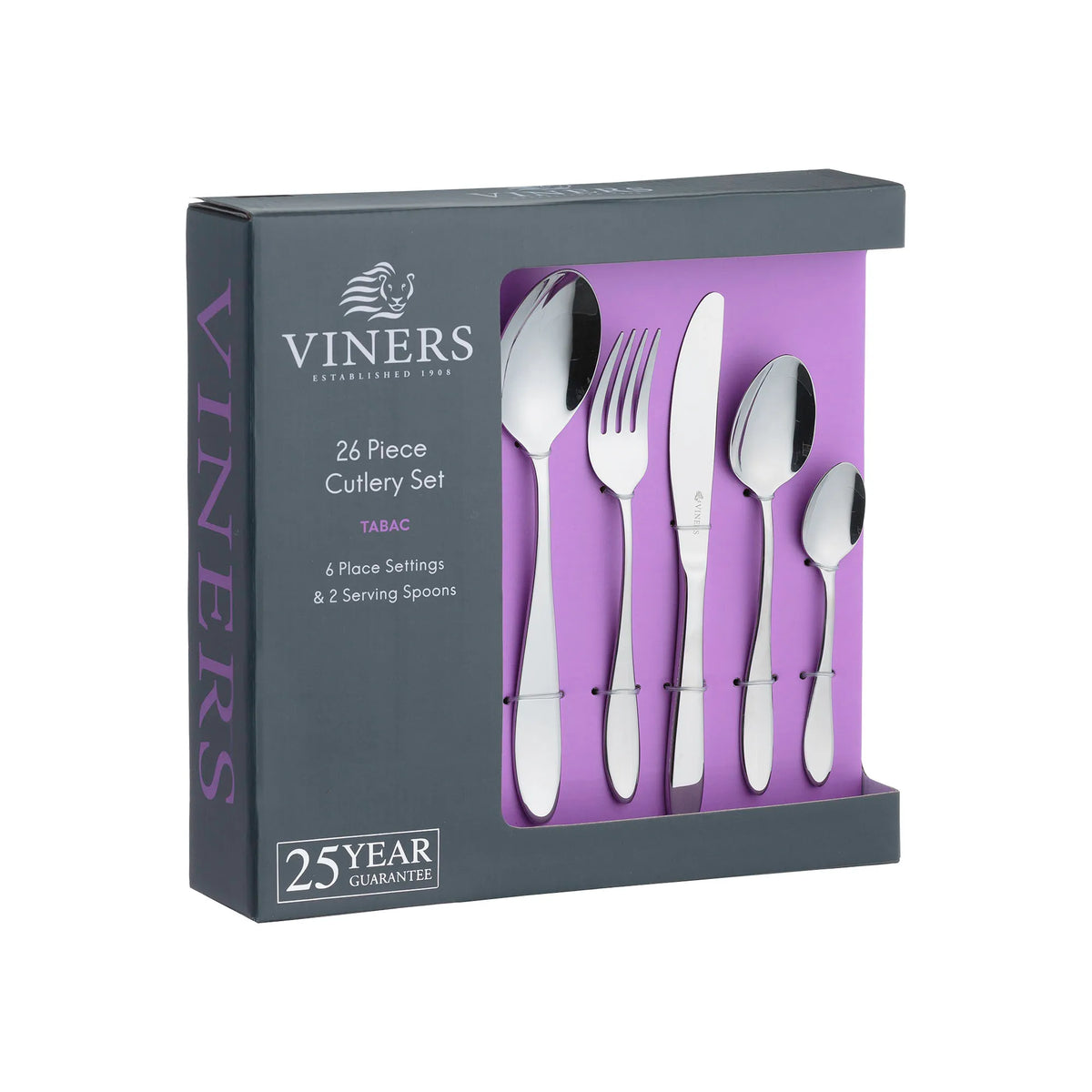 VINERS Tabac 18/0 26 Pce Cutlery Set Giftbox