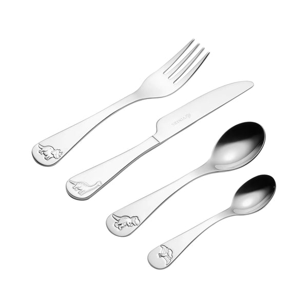 VINERS Roarsome 4pc Kids Cutlery Set