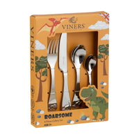 VINERS Roarsome 4pc Kids Cutlery Set