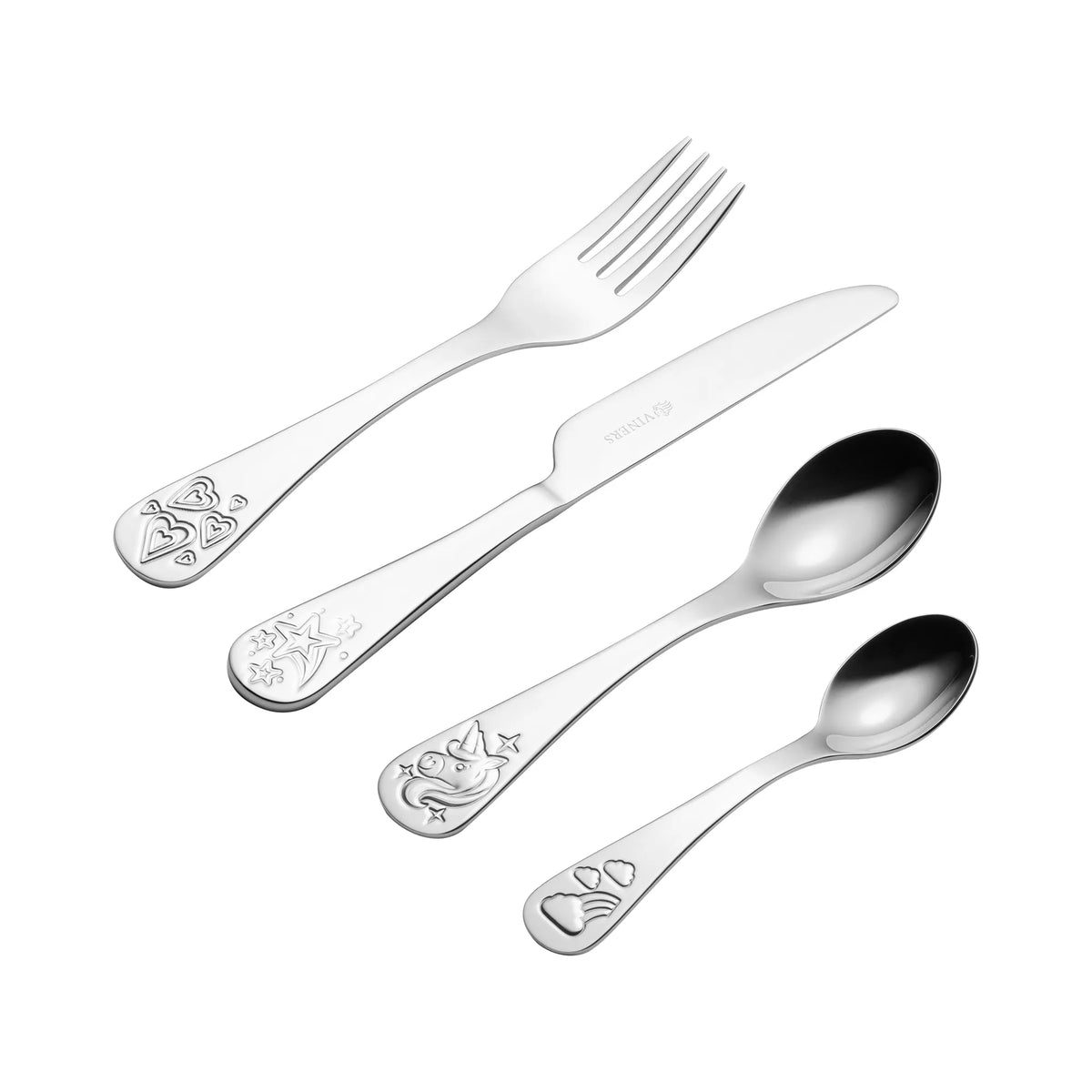 VINERS Believe 4pc Kids Cutlery Set