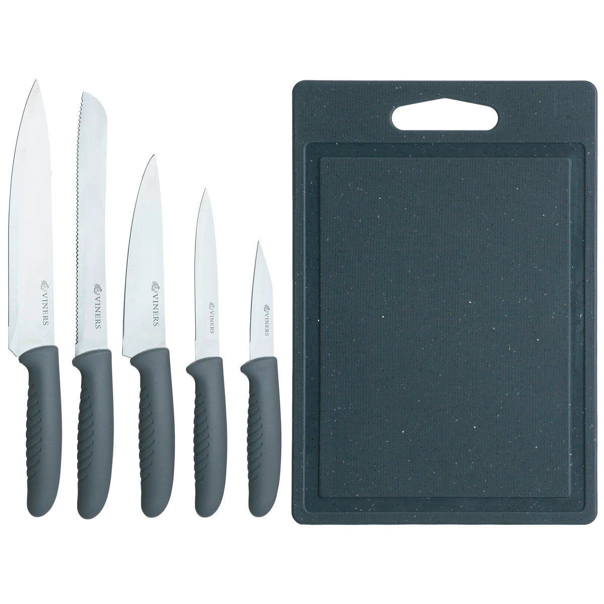 VINERS Everyday 5pce Knife And Board Set