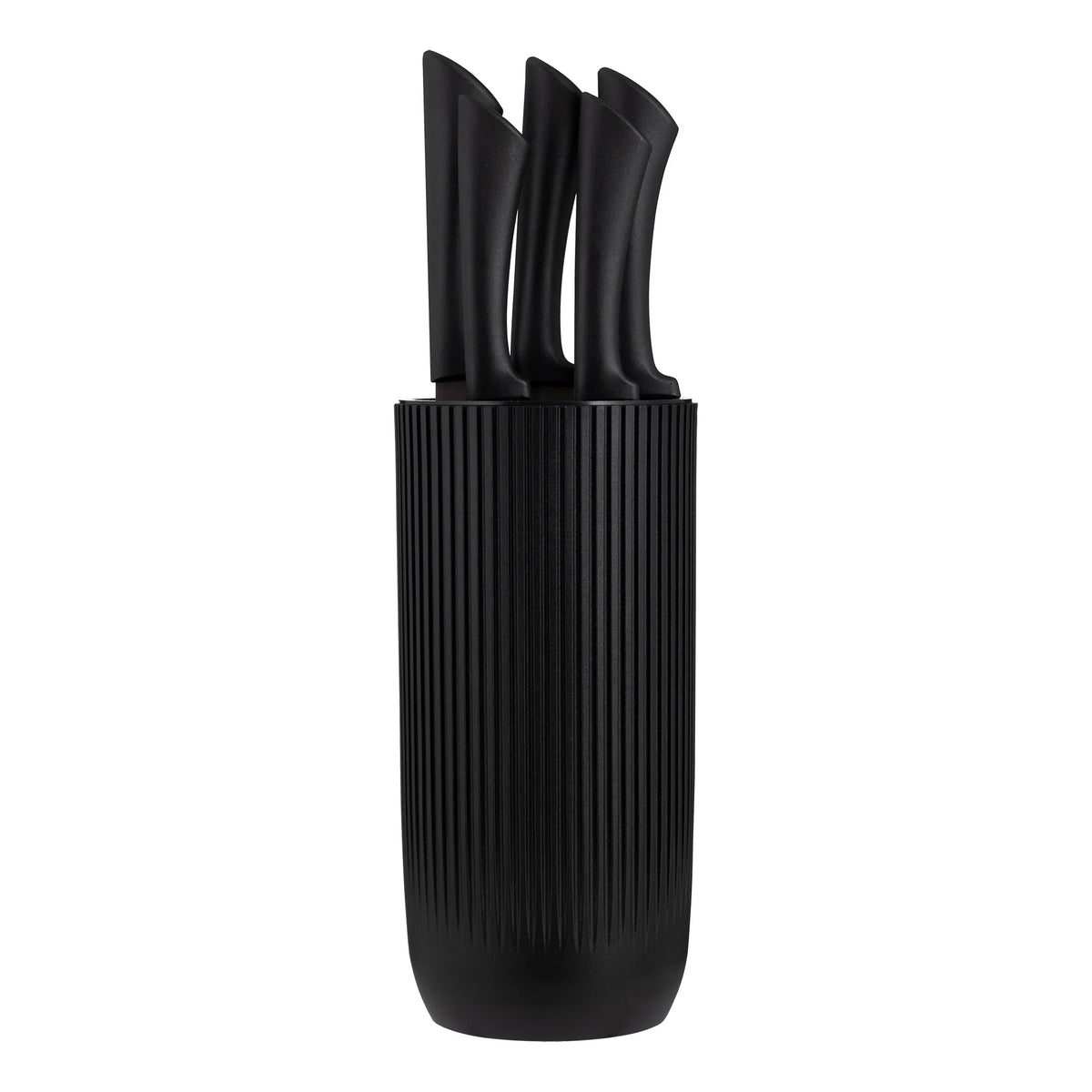 VINERS Everyday Black Ripple 5pc Knife Block Giftbox