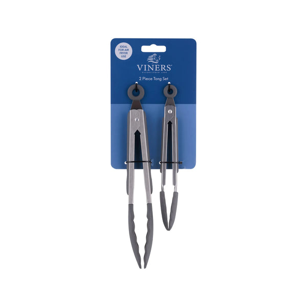 VINERS 2 Piece Stainless Steel Tong Set