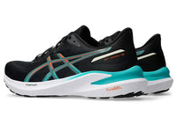 ASICS Men's GT-1000 13 Running Shoe - Black/Teal 1011B858 005