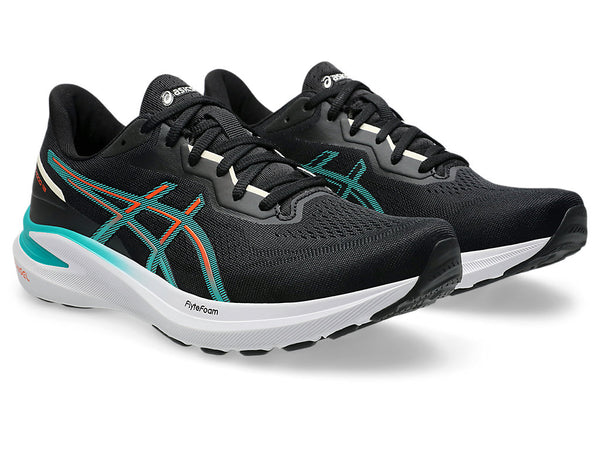 ASICS Men's GT-1000 13 Running Shoe - Black/Teal 1011B858 005