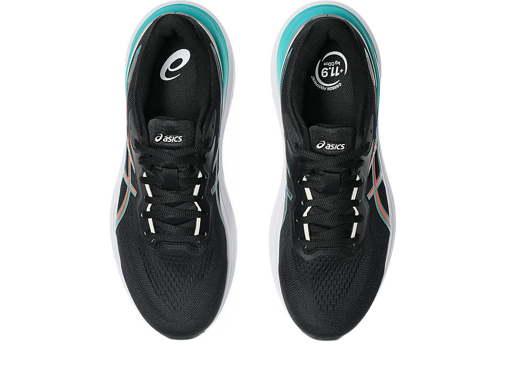 ASICS Men's GT-1000 13 Running Shoe - Black/Teal 1011B858 005