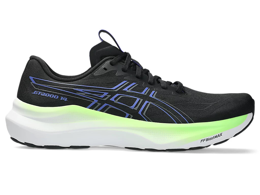 ASICS Men's GT-2000 14 Trainers - Black / Cobalt Burst