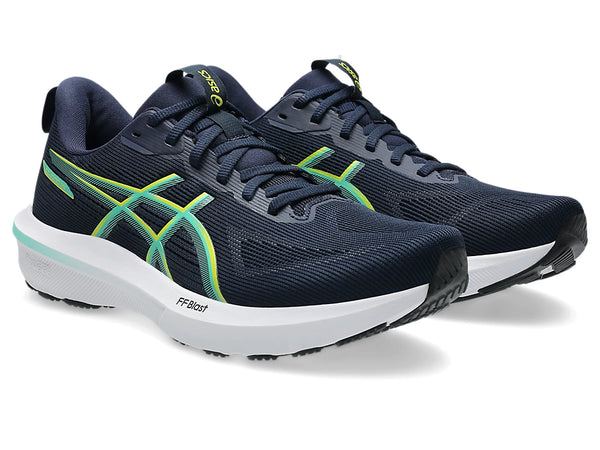 ASICS Men's GT-1000 14 Trainers - Navy/Green | 1011C077 401