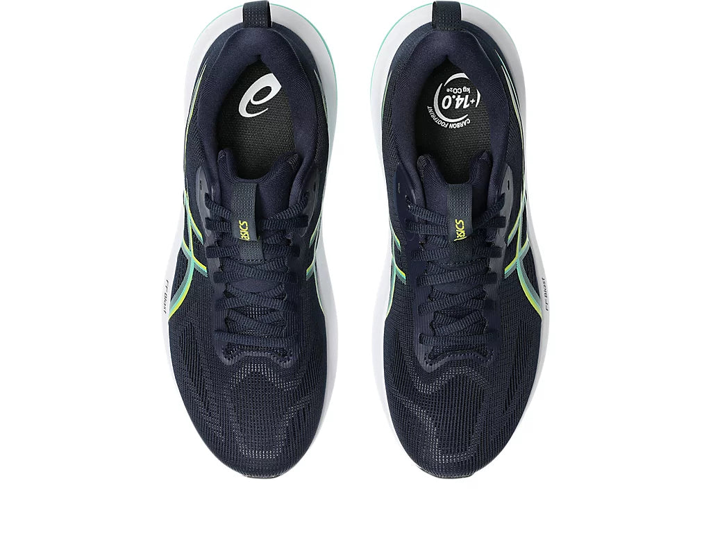 ASICS Men's GT-1000 14 Trainers - Navy/Green | 1011C077 401