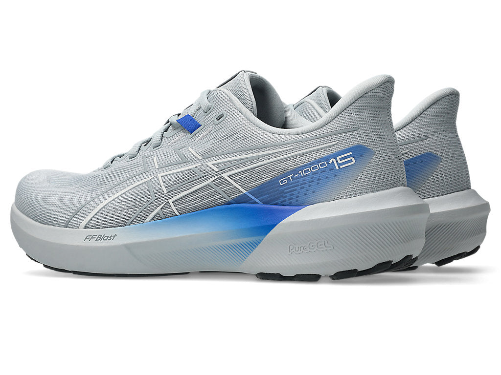 ASICS Men's GT-1000 15 Running Shoe - Grey/Blue | 1011C230 020