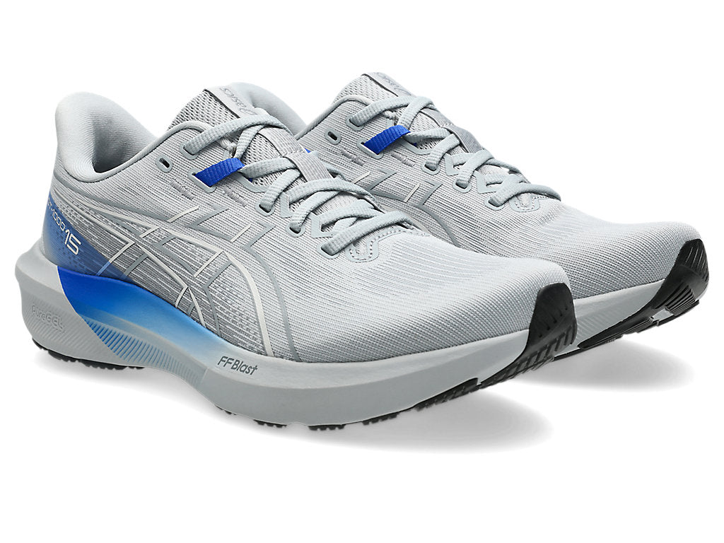 ASICS Men's GT-1000 15 Running Shoe - Grey/Blue | 1011C230 020