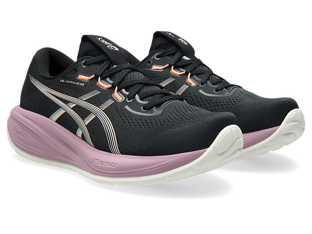 ASICS Women's Gel-Cumulus 28 Running Shoes - Black/ Purple | 1012B916 004