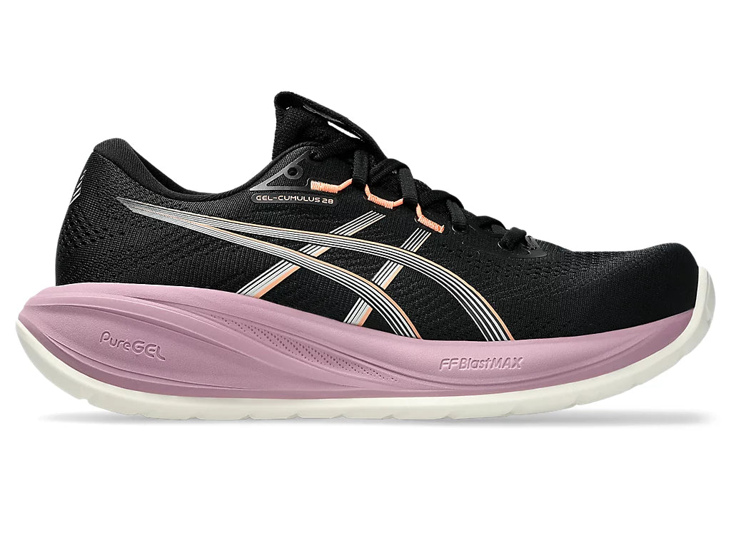 ASICS Women's Gel-Cumulus 28 Running Shoes - Black/ Purple | 1012B916 004