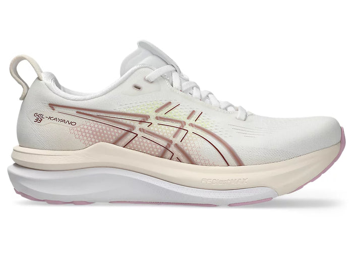ASICS Women's Gel-Kayano 33 Running Shoe - White/Hazy Lilac | 1012B939 100