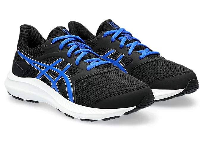 ASICS Boy's Jolt 4 GS Running Shoe - Black/Blue | 1014A300 005