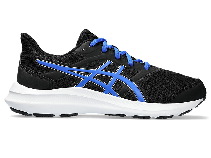 ASICS Boy's Jolt 4 GS Running Shoe - Black/Blue | 1014A300 005