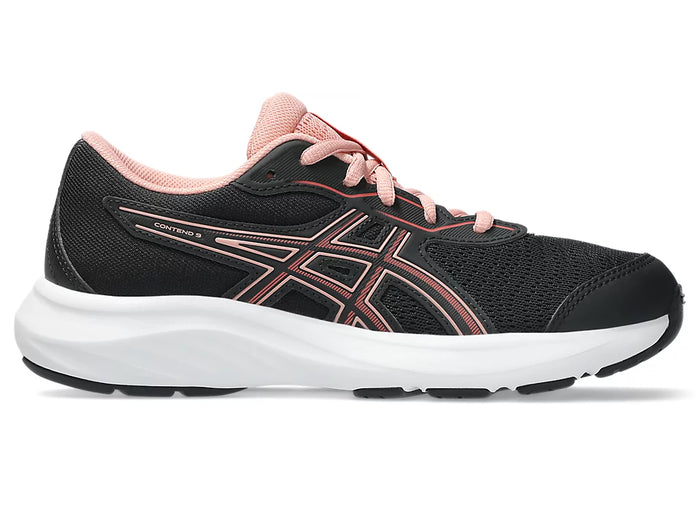 ASICS Contend 9 Girl's GS Runners - Black/Pink