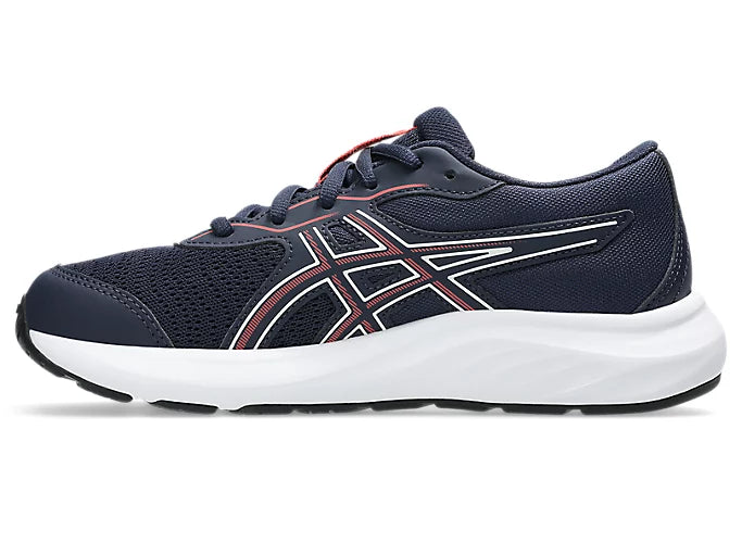 ASICS Boy's Contend 9 GS Running Shoe - Navy