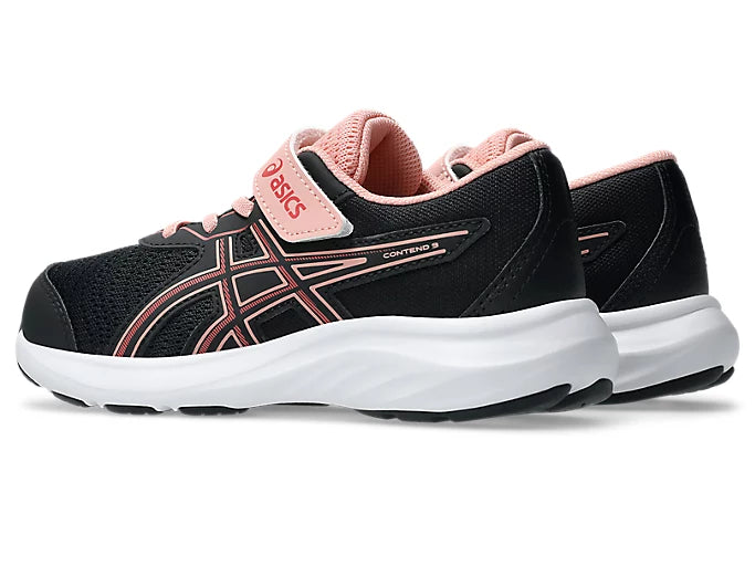 ASICS Contend 9 Girl's PS Runners - Black