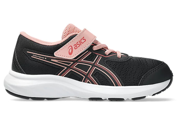 ASICS Contend 9 Girl's PS Runners - Black