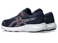 ASICS Boy's Contend 9 PS Running Shoe - Navy/Red