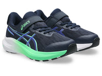 ASICS Boy's GT-1000 14 PS Running Shoe - Navy/Green