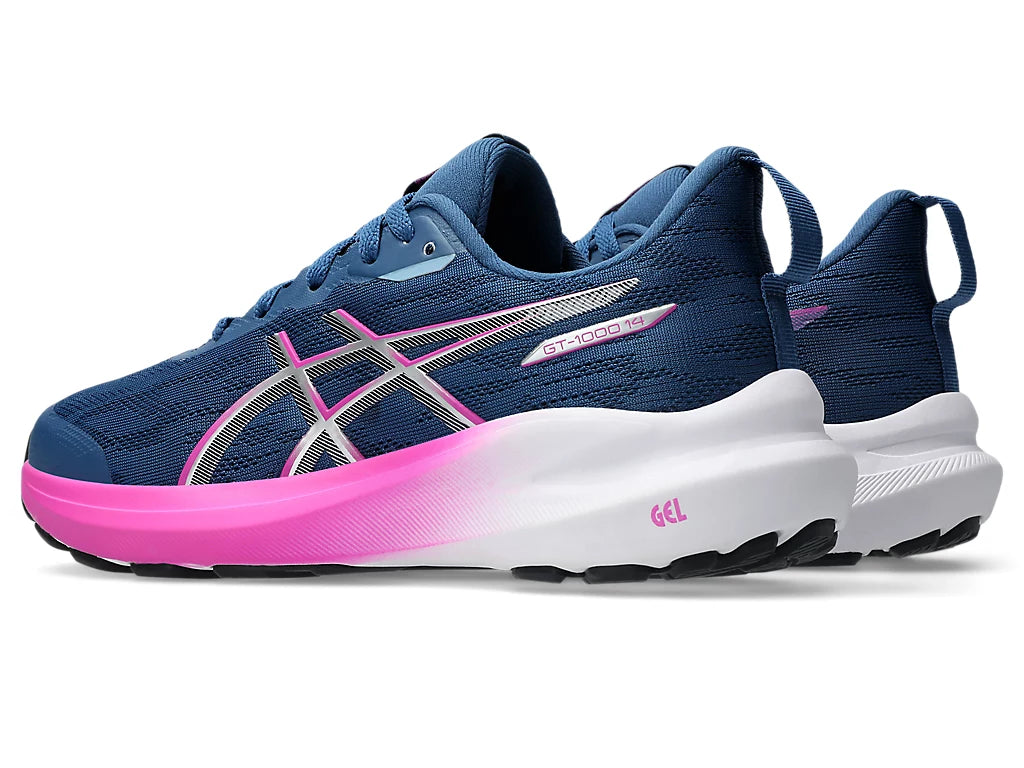 ASICS GT-1000 14 Girl's GS Runners - Navy/Pink | 1014A382 402