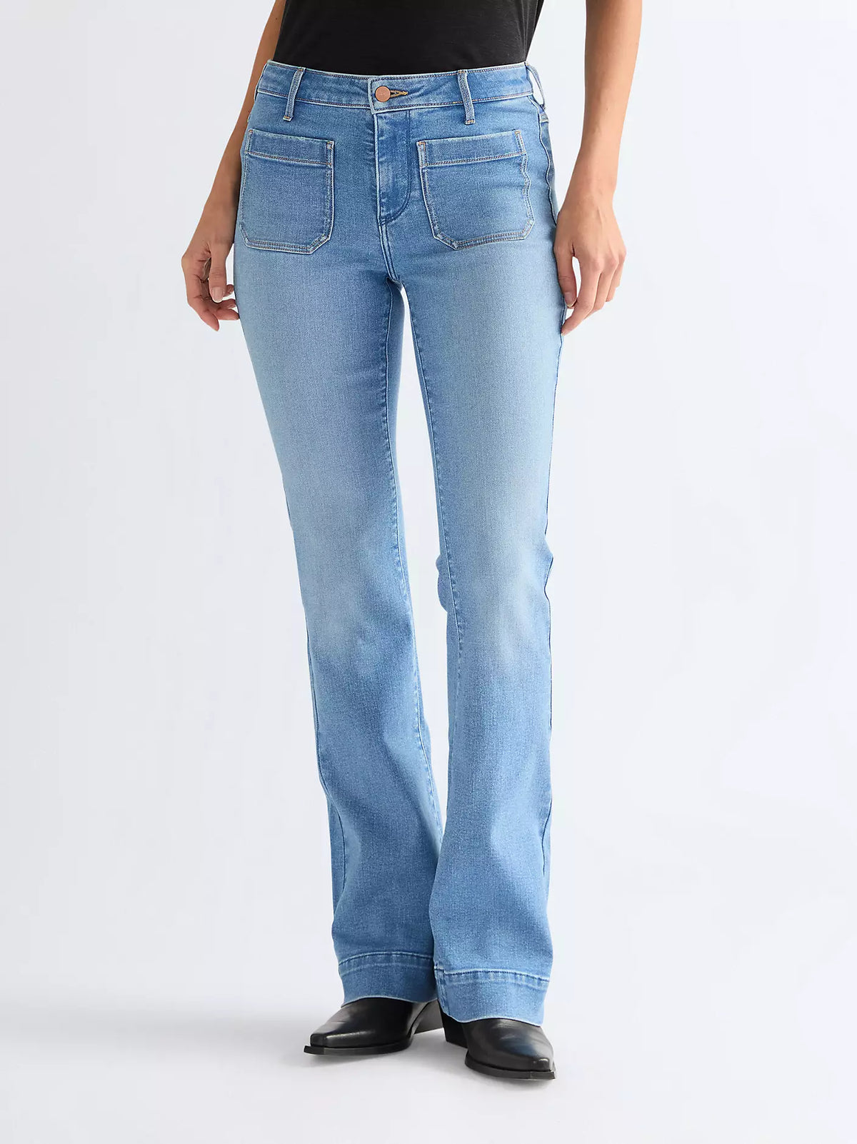 WRANGLER Flare Jean - Denim