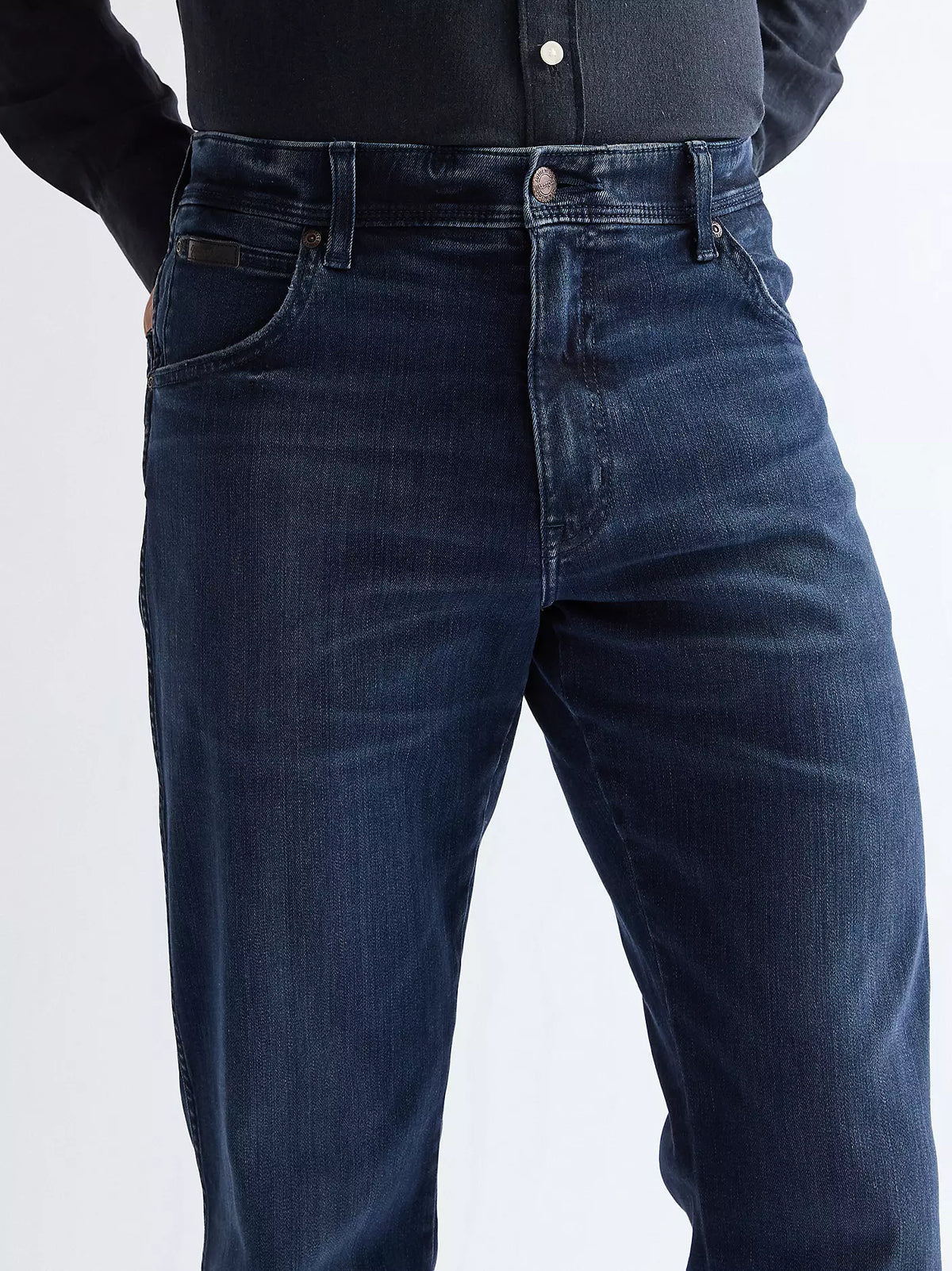 WRANGLER Men's Texas Straight Medium Stretch Jeans - Arm Strong