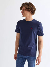WRANGLER Regular Sign Off T-Shirt - Navy