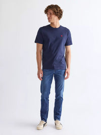 WRANGLER Regular Sign Off T-Shirt - Navy