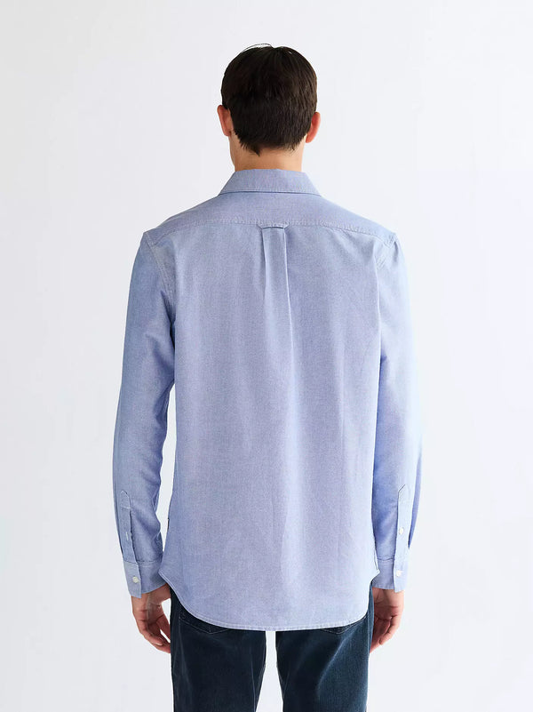 WRANGLER Men's Long Sleeve Shirt - Oxford Blue