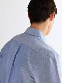 WRANGLER Men's Long Sleeve Shirt - Oxford Blue